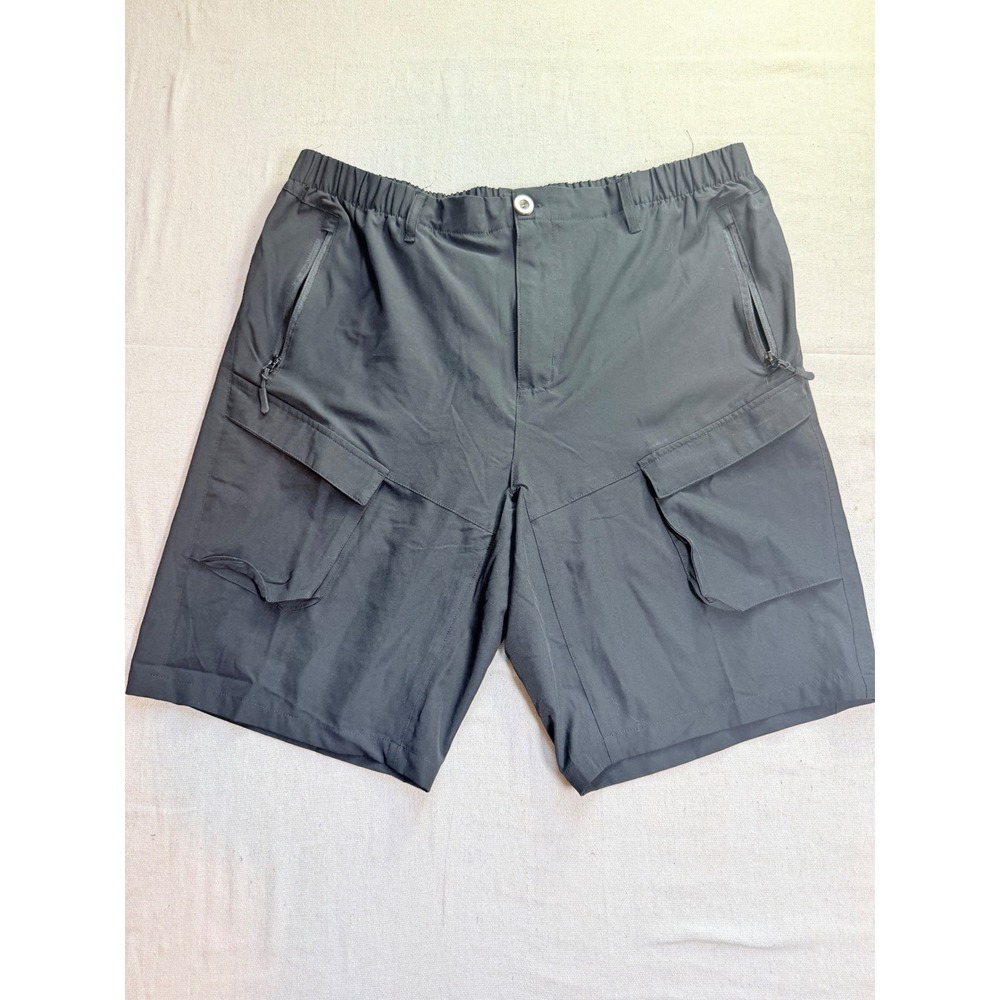 Banana Boat Mens XL Black Cargo Shorts UPF 50+ Stretch Utility Hiking Fishing